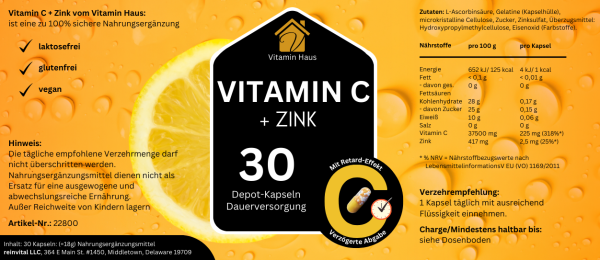 Schützen Sie sich mit Vitamin C Vital als natürliches Antioxidans gegen freie Radikale und beugen Sie damit Krebs vor...
