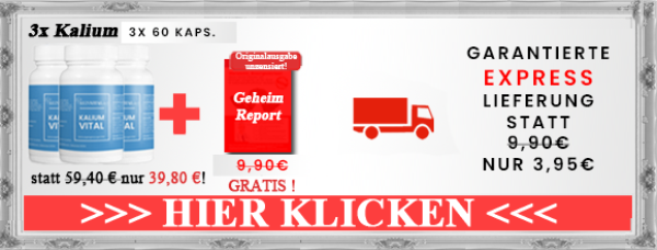 Bringen Sie mir Kalium Vital Ihren Energiestoffwechsel wieder in Schwung!